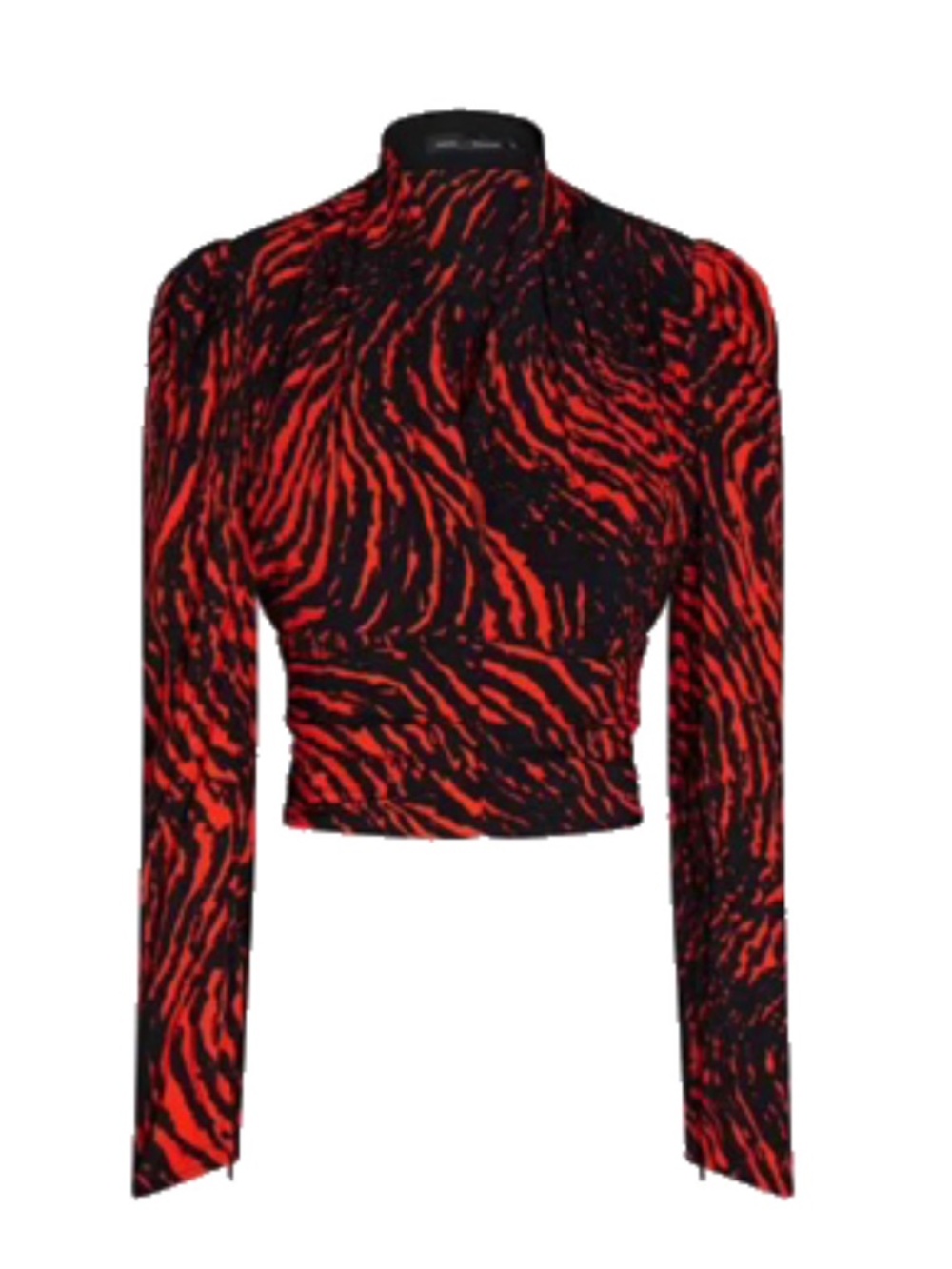 NWT Proenza Schouler ruched animal print top - Size 6 (fits small)